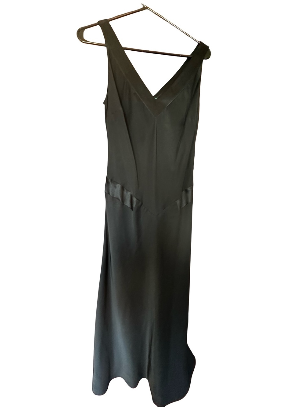 Ralph Lauren Black V-Neck Maxi Dress